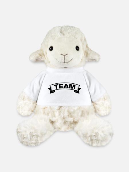 Team Banderole - MiniFeet® Schaf Annika - Weiß