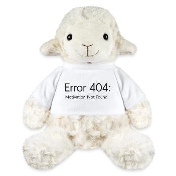 404 - Motivation non trouvée Design minimal de T-shirt - Mouton en peluche Annika MiniFeet® - blanc - Devant