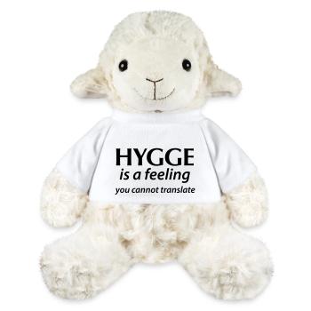 Hygge est un sentiment Vous ne pouvez pas traduire Glück Oui! - Mouton en peluche Annika MiniFeet® - blanc - Devant