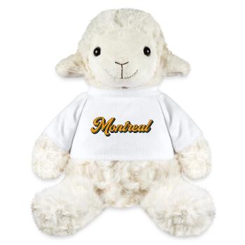 Montreal Retro Script Multicolor Shadow - MiniFeet® Schaf Annika - Weiß - Vorne