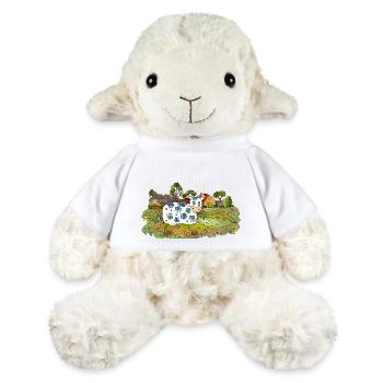 Vache - Mouton en peluche Annika MiniFeet® - blanc - Devant
