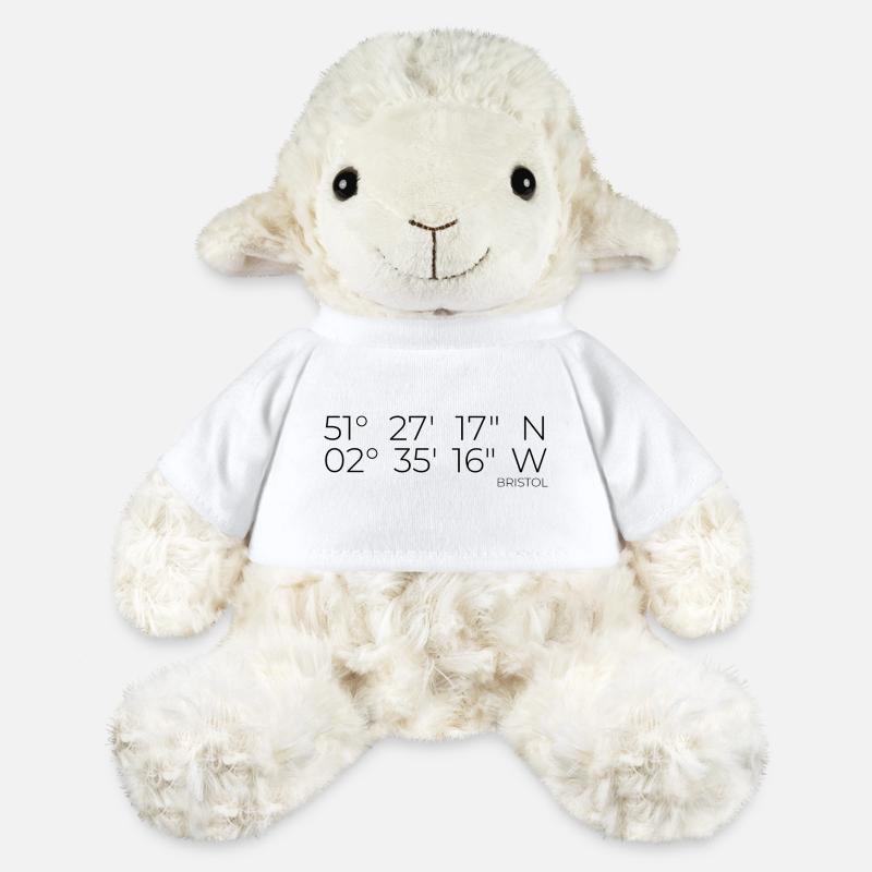Coordinates: Bristol, England - MiniFeet® Sheep Annika - white