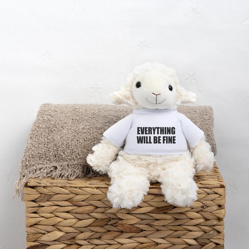 everything will be fine Mouton en peluche Annika MiniFeet®