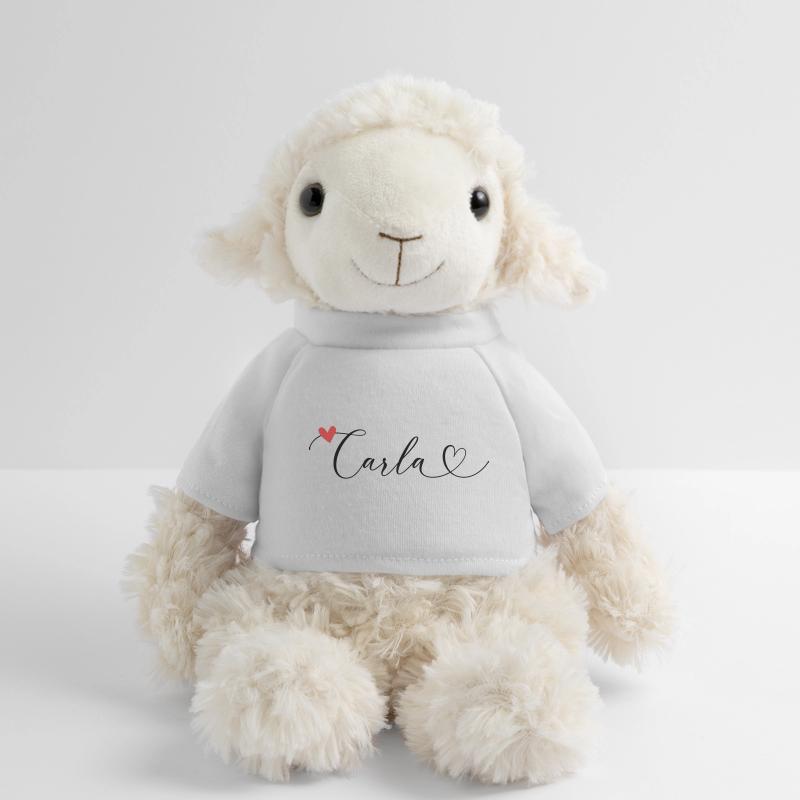 Carla Surname First name Calligraphy Heart MiniFeet® Sheep Annika