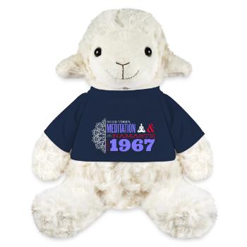 Namaste - Meditieren seit 1967 - 58 Jahre Zen - MiniFeet® Schaf Annika - French Navy - Vorne