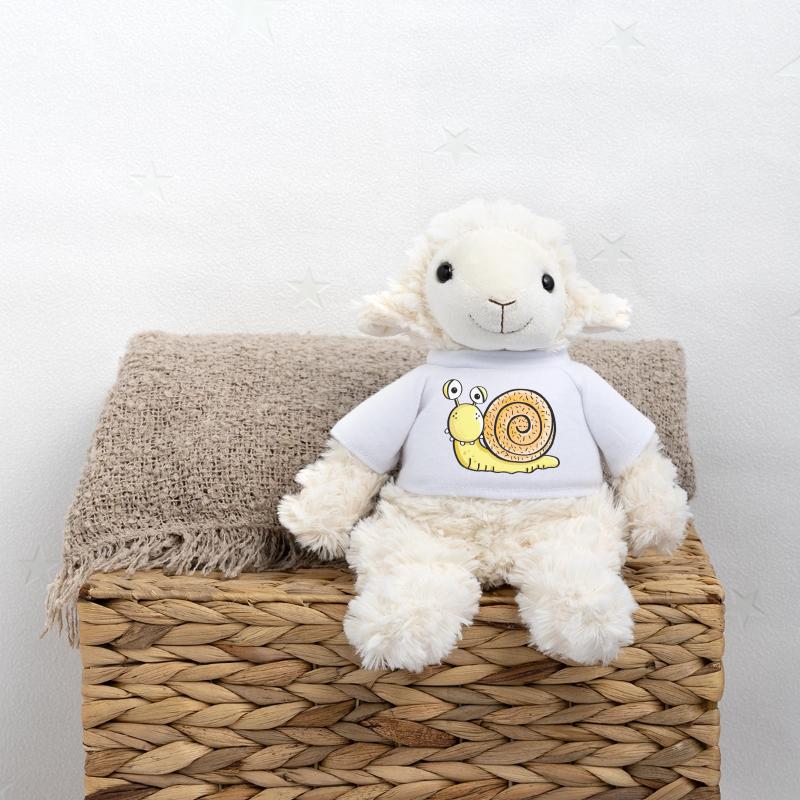 Mignon Escargot Mouton en peluche Annika MiniFeet®