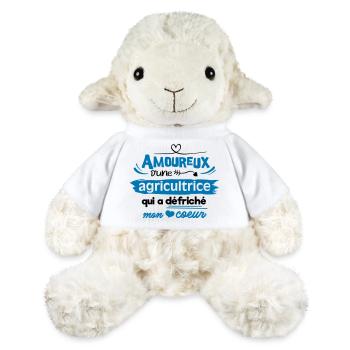Amoureux d'une agricultrice - Mouton en peluche Annika MiniFeet® - blanc - Devant