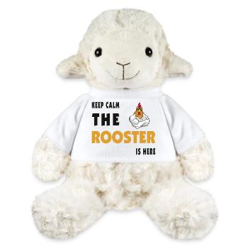 Keep Calm The Rooster Is Here - MiniFeet® Sheep Annika - white - Front