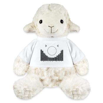 Smiling City - black version - MiniFeet® Sheep Annika - white - Front