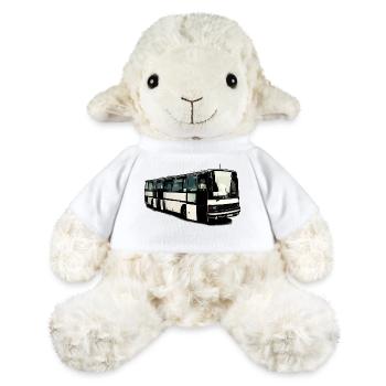Setra Bus Setra S215 UL mit offenen Türen - MiniFeet® Schaf Annika - Weiß - Vorne