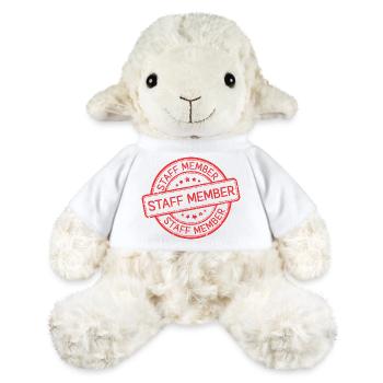 Membre du personnel - Mouton en peluche Annika MiniFeet® - blanc - Devant