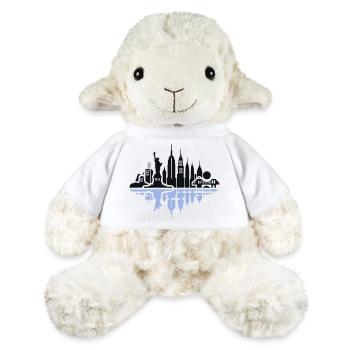new york skyline - MiniFeet® Schaf Annika - Weiß - Vorne