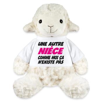 Une autre Nièce comme moi ça nexiste pas - Mouton en peluche Annika MiniFeet® - blanc - Devant