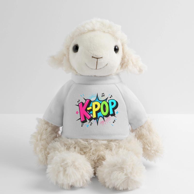 K-Pop Power - Conception de ventilateur coloré Mouton en peluche Annika MiniFeet®