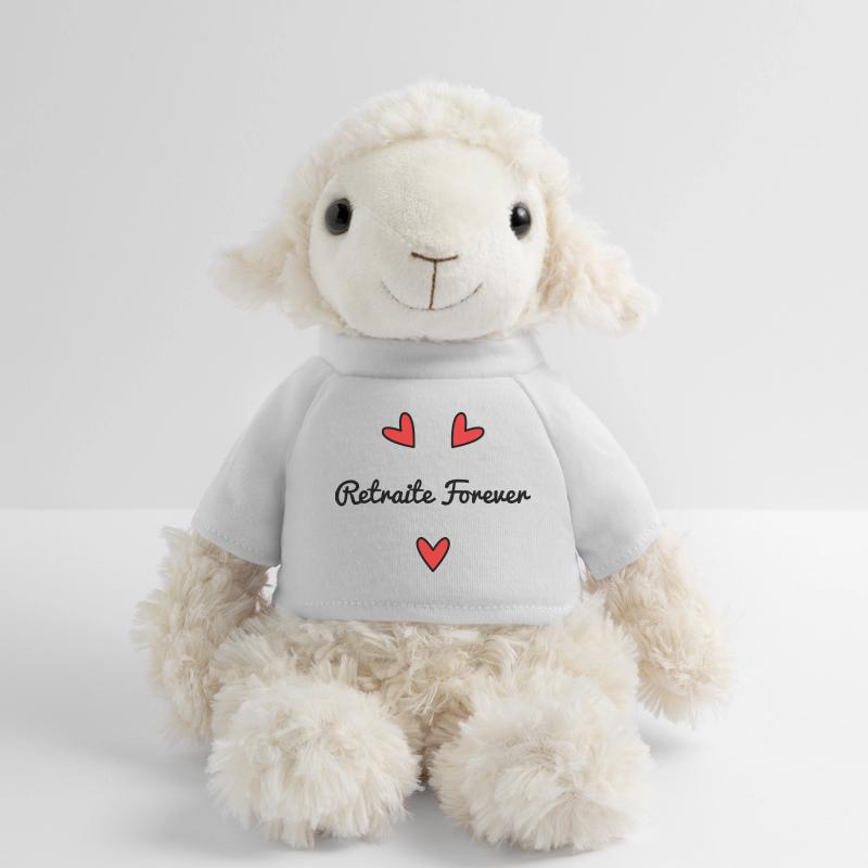RETRAITE. VIVE LA RETRAITE. JOYEUSE RETRAITE Mouton en peluche Annika MiniFeet®