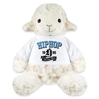 Oldschool HipHop Arch Logo - Mouton en peluche Annika MiniFeet® - blanc - Devant
