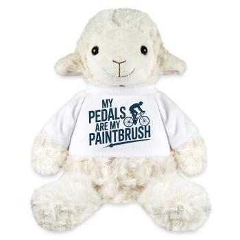 Pedale sind mein Pinsel - MiniFeet® Schaf Annika - Weiß - Vorne