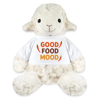 Bonne ambiance, Citation drôle de piment piment - Mouton en peluche Annika MiniFeet® - blanc - Devant