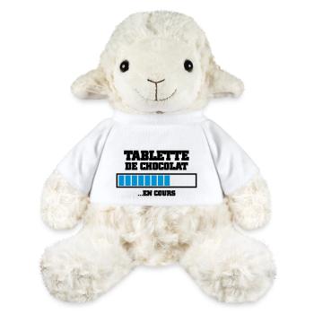 tablette de chocolat en cours - Mouton en peluche Annika MiniFeet® - blanc - Devant