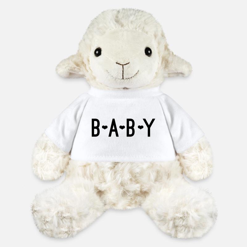 J’aime mon bébé | Conseil cadeau de maternité - Mouton en peluche Annika MiniFeet® - blanc