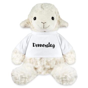 Donnerstag Wochentag Woche - MiniFeet® Schaf Annika - Weiß - Vorne