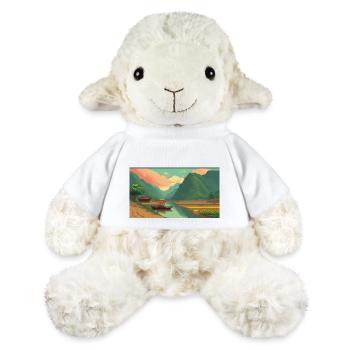 Mù Cang Chải, Vietnam - Pixel Art - MiniFeet® Sheep Annika - white - Front