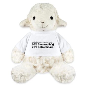 Materialzusammensetzung: 80% Baumwolle, 20% Katzen - MiniFeet® Schaf Annika - Weiß - Vorne