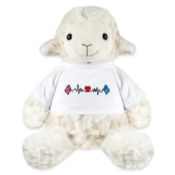 Suffolk & Great Britain Heartbeat - MiniFeet® Schaf Annika - Weiß - Vorne