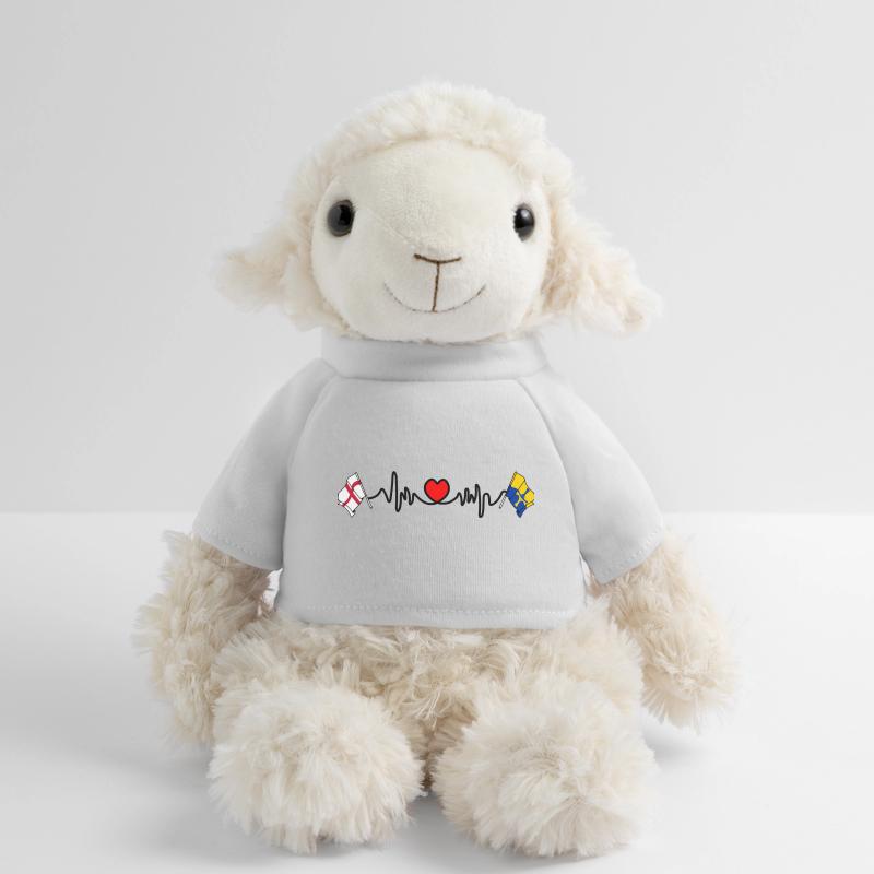 Drapeau de Durham et d’Angleterre Mouton en peluche Annika MiniFeet®