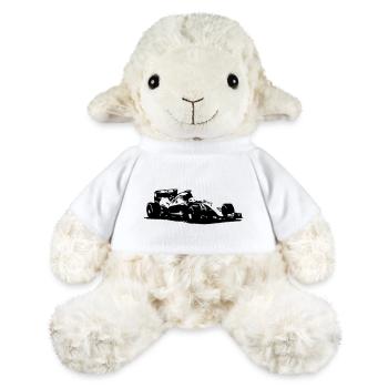Formula One - Racecar - Mouton en peluche Annika MiniFeet® - blanc - Devant