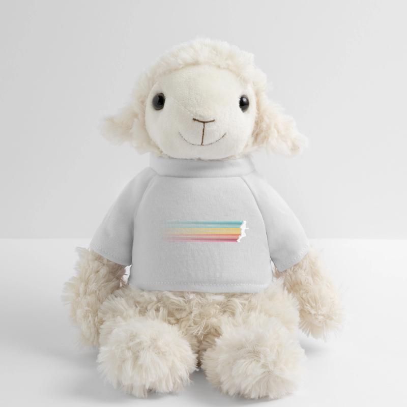 Rainbow Stripes Run Silhouette MiniFeet® Sheep Annika