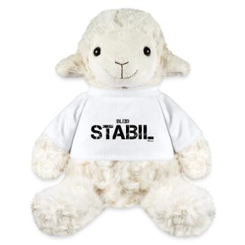 Bleib stabil (schwarz) - MiniFeet® Schaf Annika - Weiß - Vorne