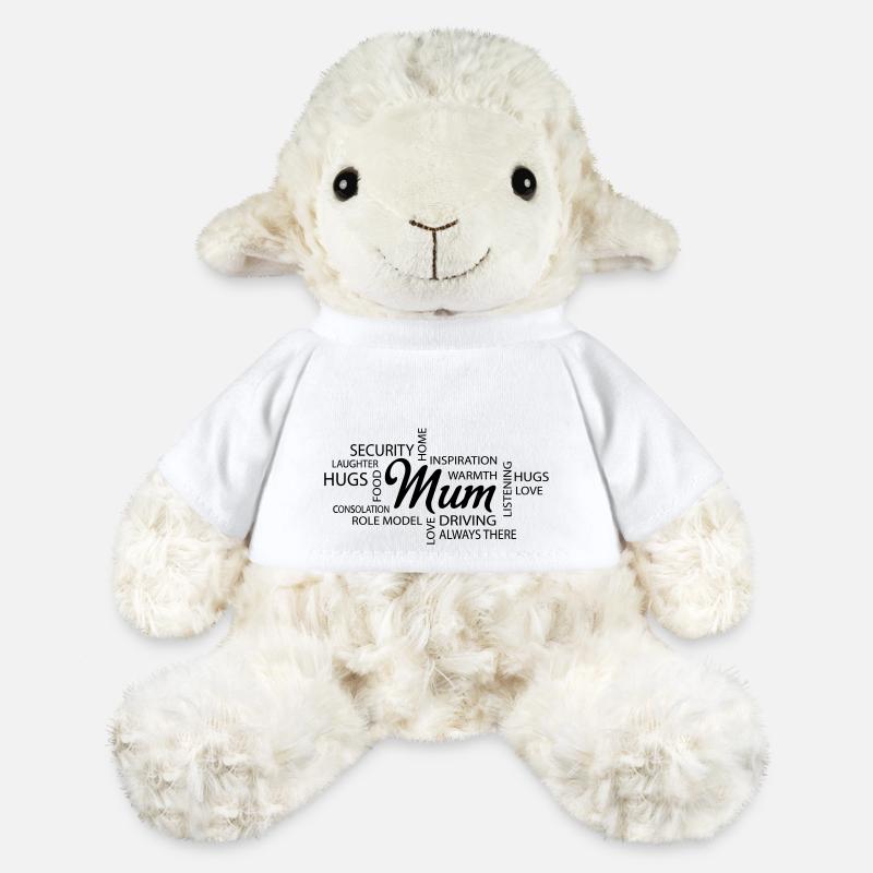 Mama - Mouton en peluche Annika MiniFeet® - blanc