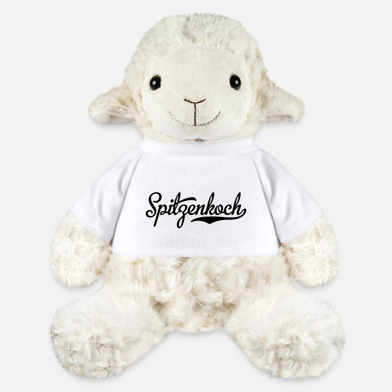 Cuisinier - Mouton en peluche Annika MiniFeet® - blanc