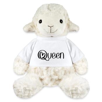 Queen avec cœur - Mouton en peluche Annika MiniFeet® - blanc - Devant