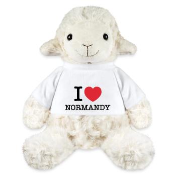 J’aime la Normandie | Normandie | I Heart Normandie - Mouton en peluche Annika MiniFeet® - blanc - Devant