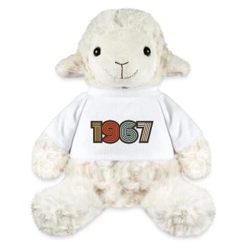 1967 rétro vintage - Mouton en peluche Annika MiniFeet® - blanc - Devant