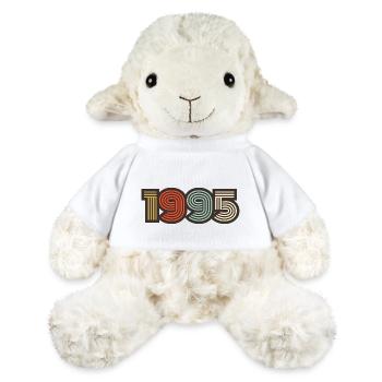 1995 rétro vintage - Mouton en peluche Annika MiniFeet® - blanc - Devant