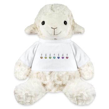 Expérience de chimie en laboratoire - Mouton en peluche Annika MiniFeet® - blanc - Devant