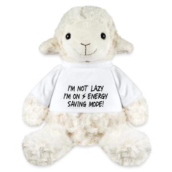 I'm not lazy, I'm on energy saving mode II - MiniFeet® Sheep Annika - white - Front