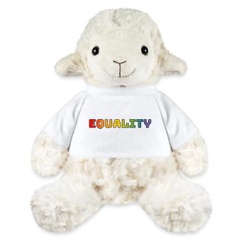 Regenbogen equality 1 - MiniFeet® Schaf Annika - Weiß - Vorne