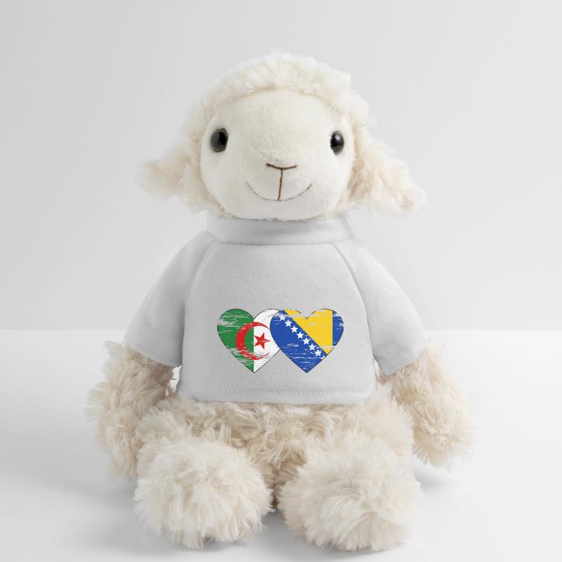 Algérie Bosnie drapeau coeur utilisé Mouton en peluche Annika MiniFeet®