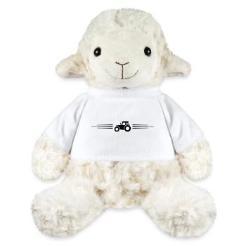 Traktor Symbol Linie - MiniFeet® Schaf Annika - Weiß - Vorne