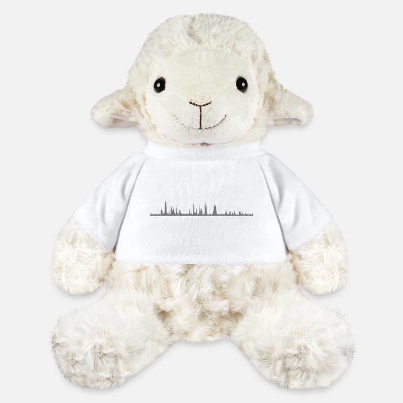 Audio Waveform - MiniFeet® Sheep Annika - white