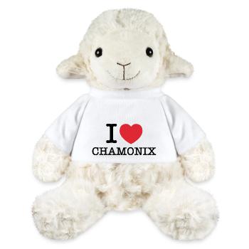 Ich liebe Chamonix | Chamonix | I Herz Chamonix - MiniFeet® Schaf Annika - Weiß - Vorne