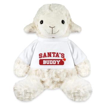 Santa's Buddy Christmas Gift Christmas Outfit - MiniFeet® Sheep Annika - white - Front