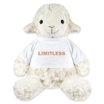 Dessin au trait abstrait en couleur - Mouton en peluche Annika MiniFeet® - blanc - Devant