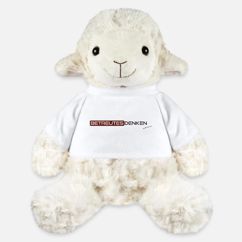 Supervised thinking, but not with me. - MiniFeet® Sheep Annika - white