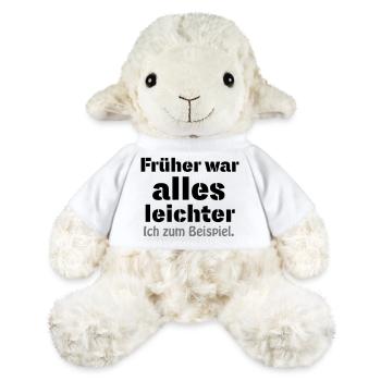 Früher war alles leichter - MiniFeet® Schaf Annika - Weiß - Vorne