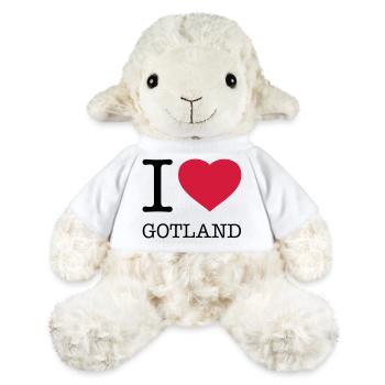 I LOVE GOTLAND Schweden - MiniFeet® Schaf Annika - Weiß - Vorne